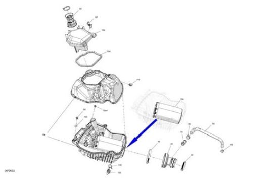 Afbeeldingen van Can-am Luchtfilter OEM 500/700 G3